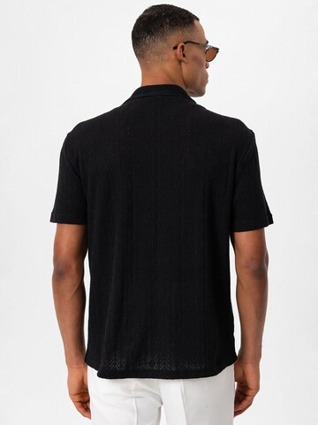 Antioch Regular fit Button Up Shirt in Black