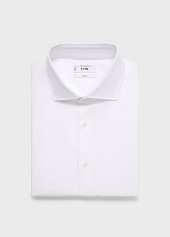 MANGO MAN Slim fit Button Up Shirt 'Masnou' in White