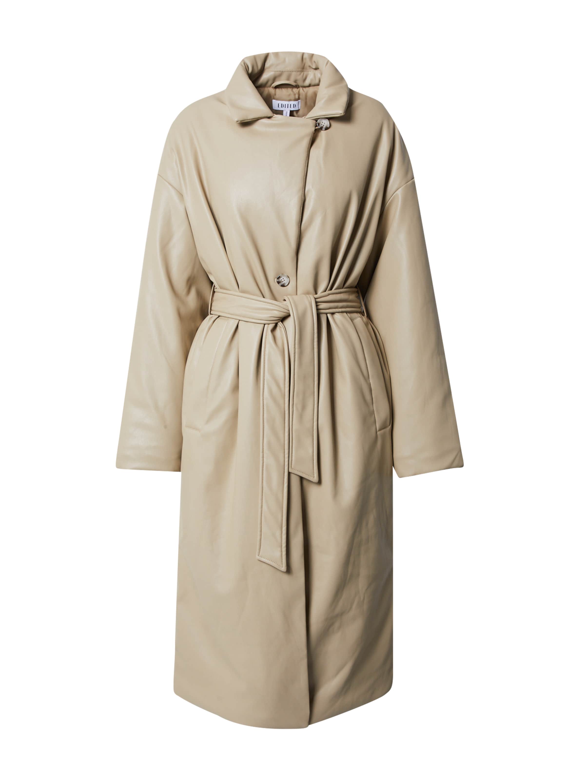 EDITED Talvemantel &#x27;Yuki&#x27;, värv beež: eest vaates