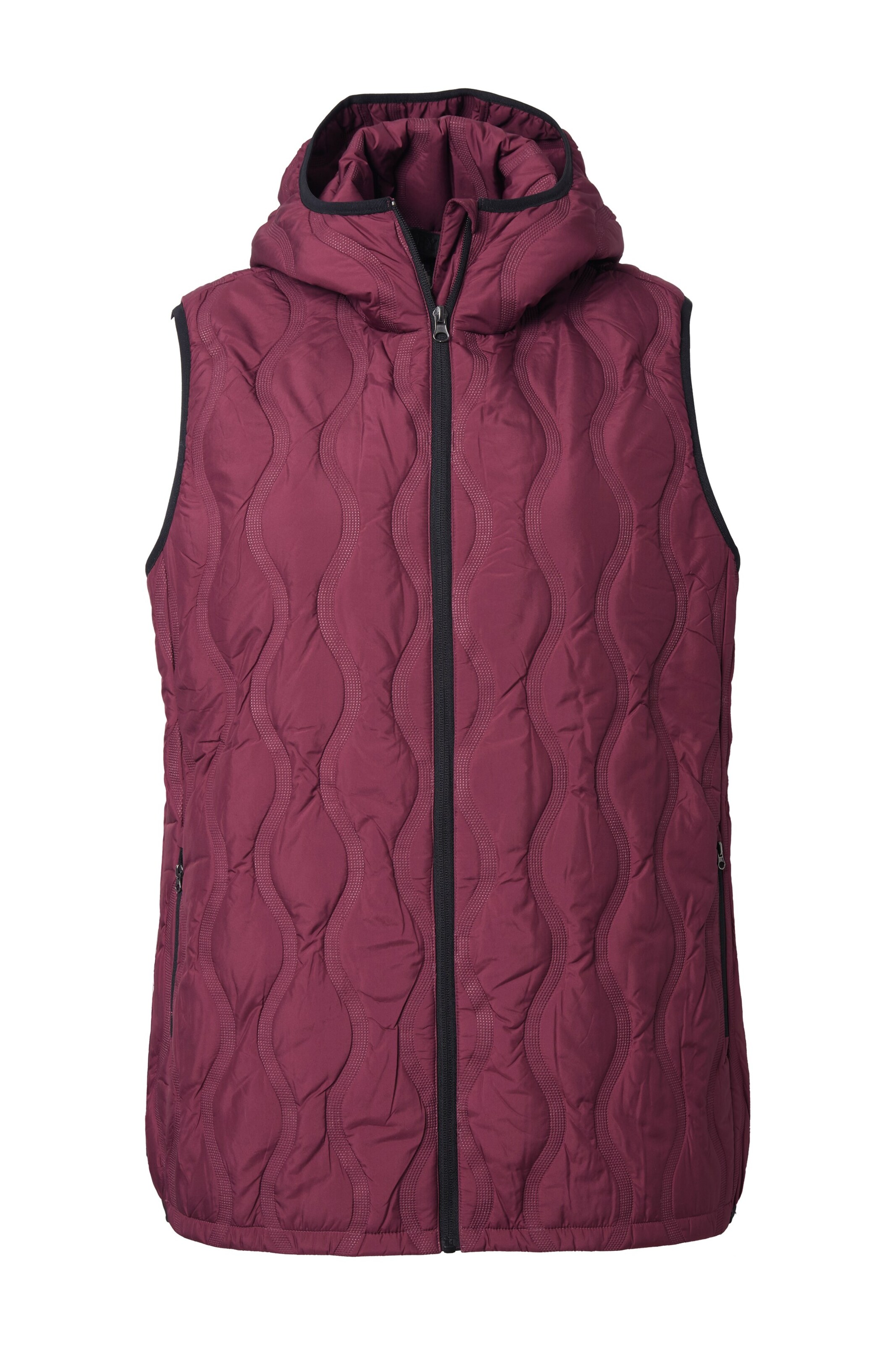 Ulla Popken Vest in Purple: front