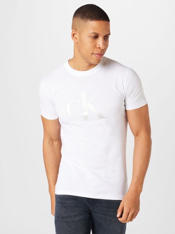 Calvin Klein Jeans Shirt in White: front