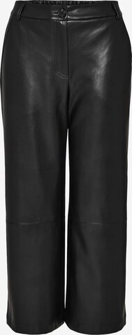 OPUS Bootcut Broek 'Melmi' in Zwart: voorkant