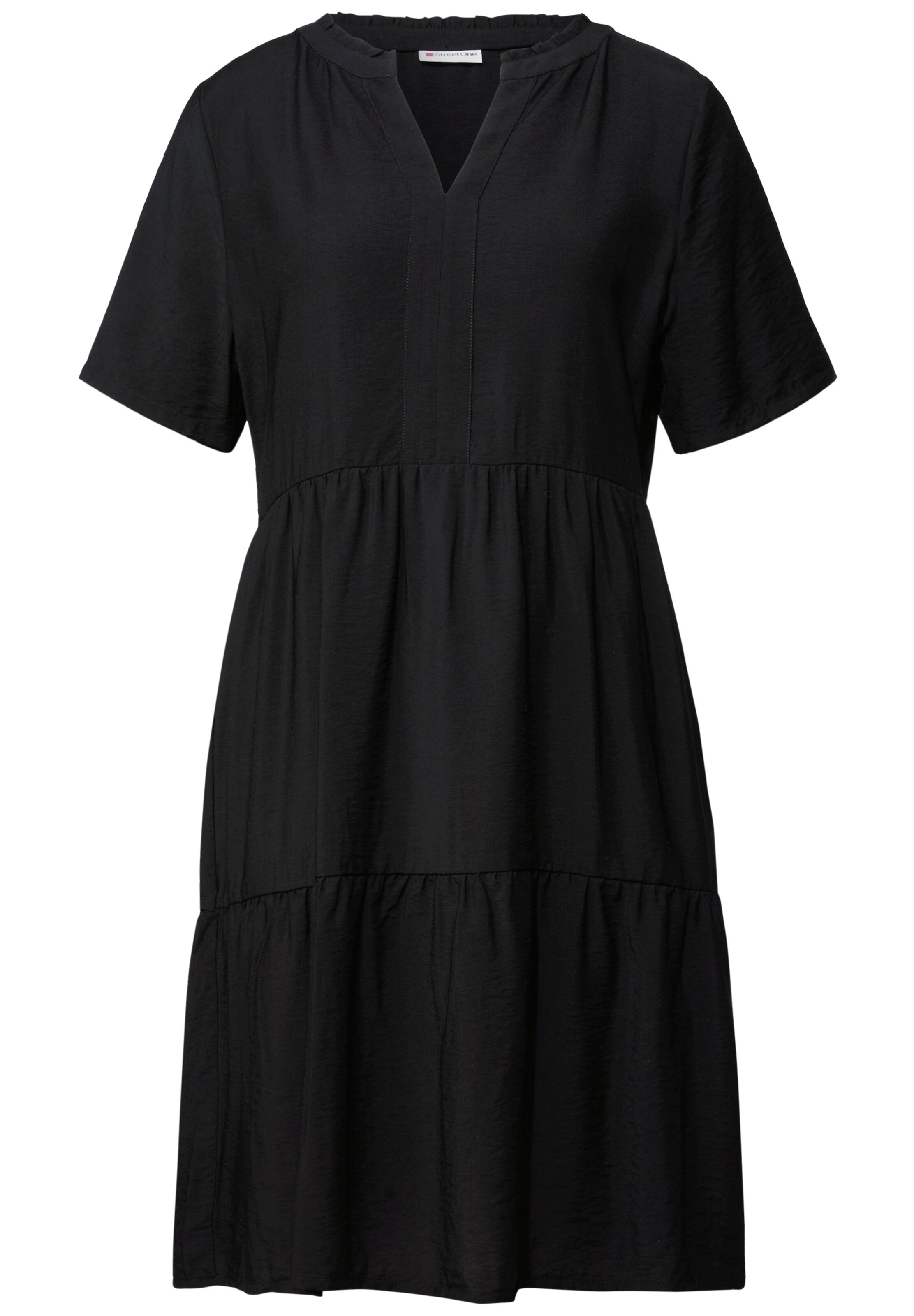 STREET ONE Kleid in Schwarz: Vorderseite