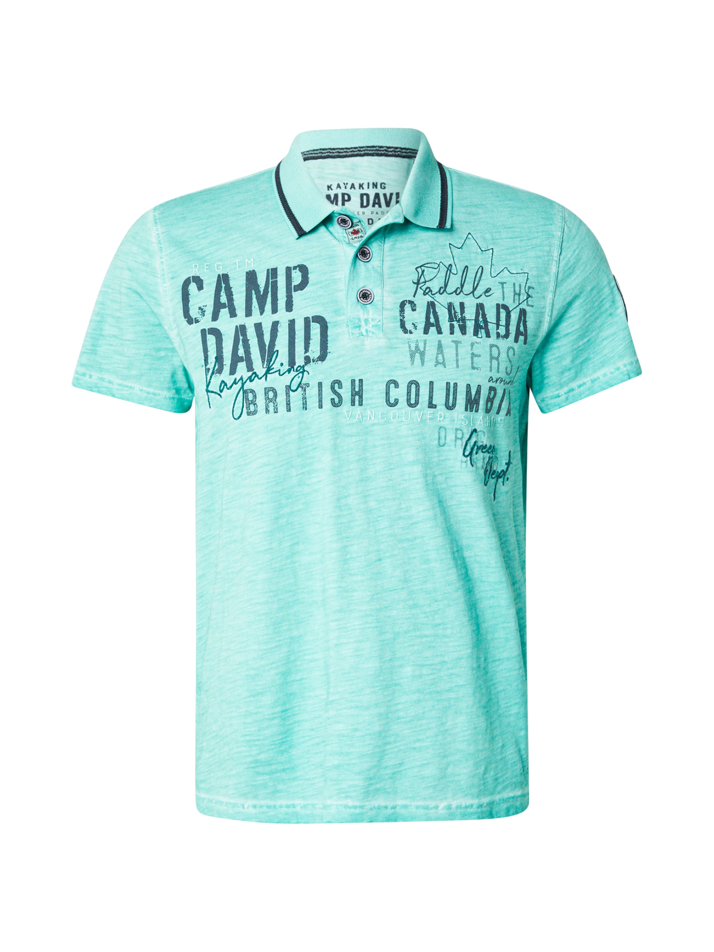 Maglietta di CAMP DAVID in verde: frontale