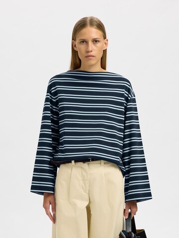 SELECTED Shirt in Blau: Vorderseite