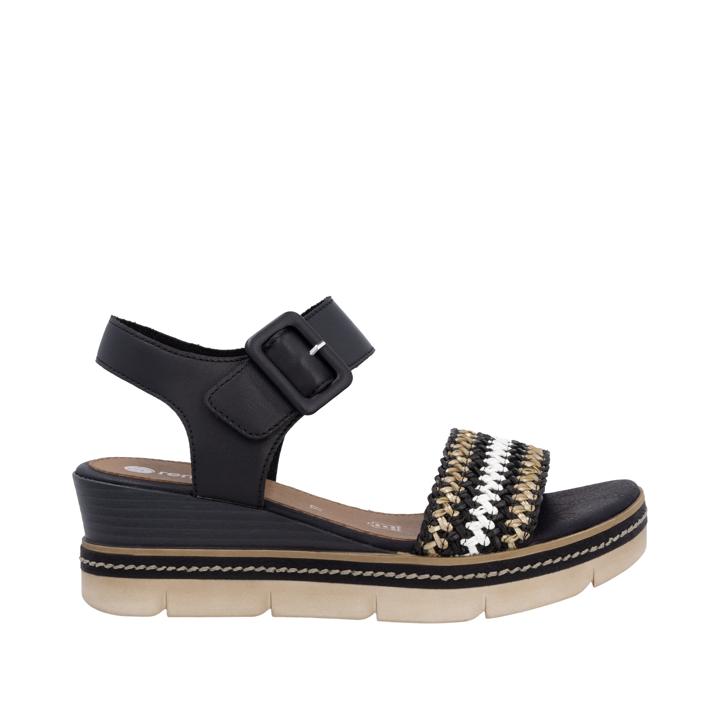 REMONTE Sandale in Schwarz