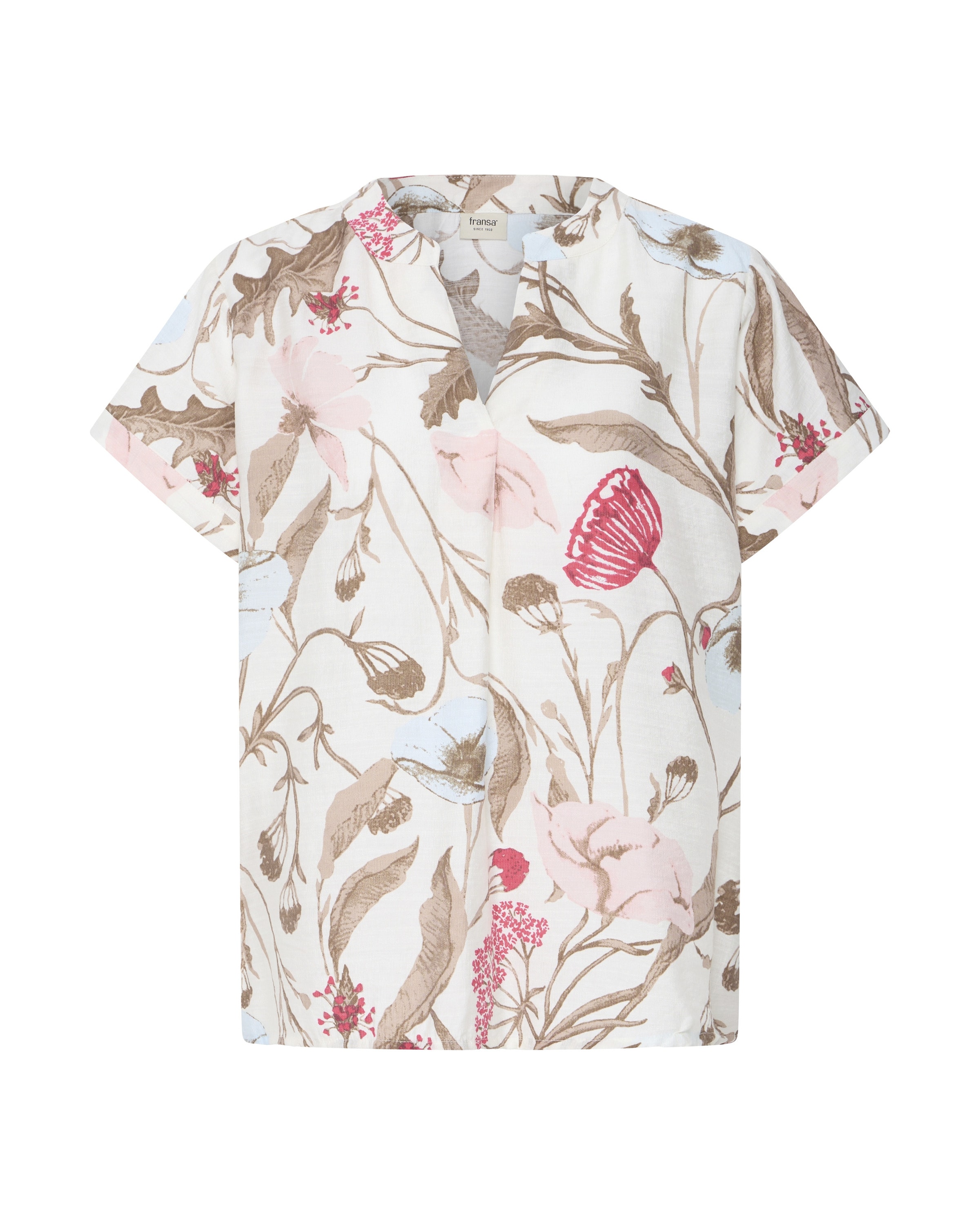 Fransa Blouse 'ARIANA' in White: front