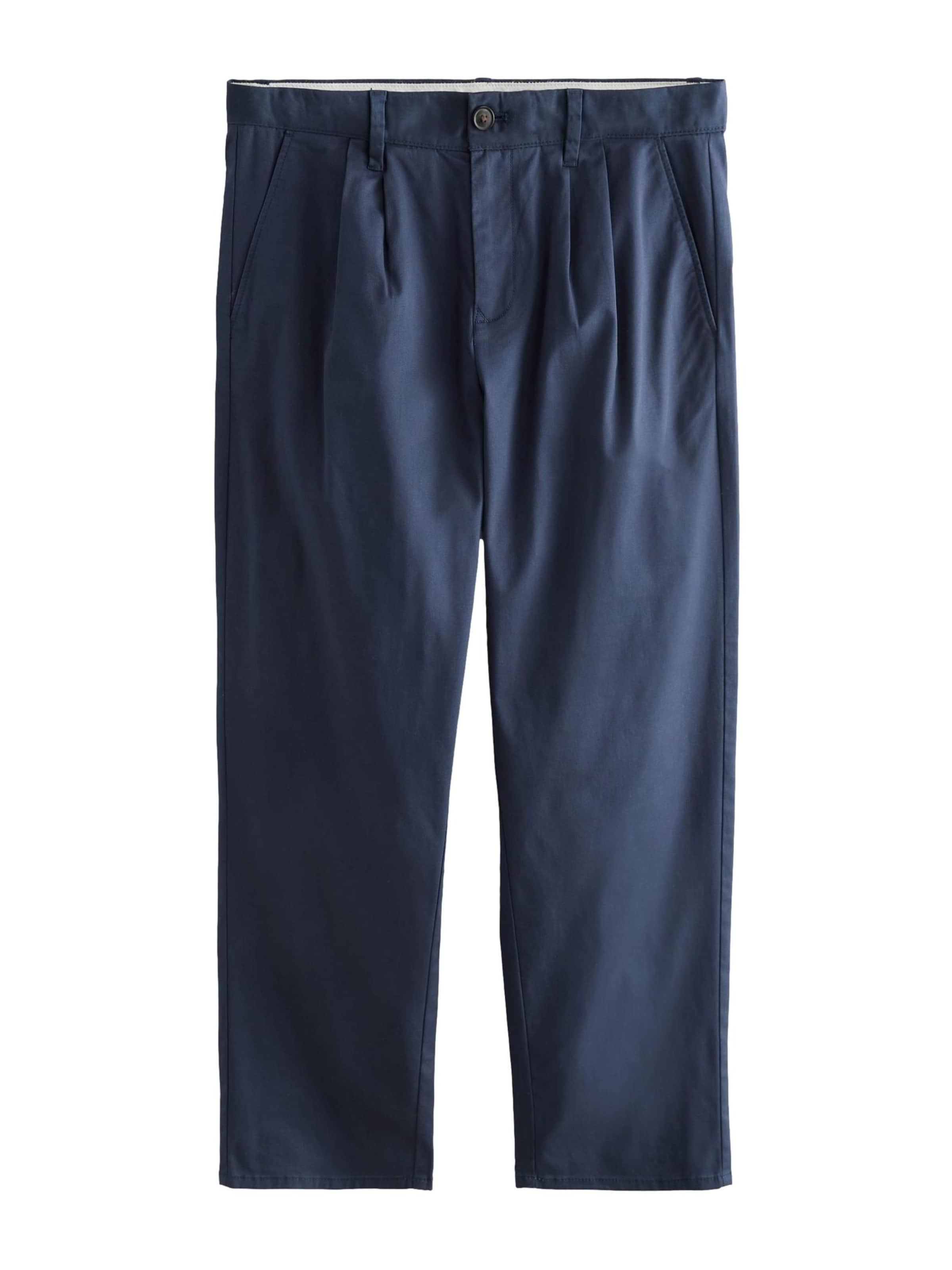 Next Bandplooibroek in Blauw: voorkant