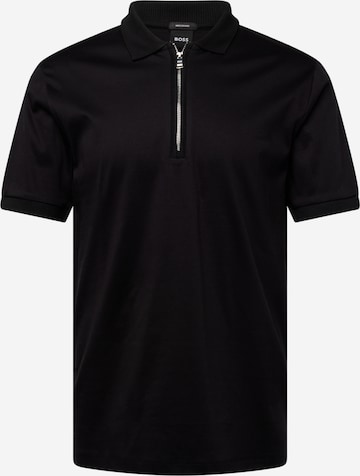 BOSS Black - Camiseta 'Polston 11' en negro: frente