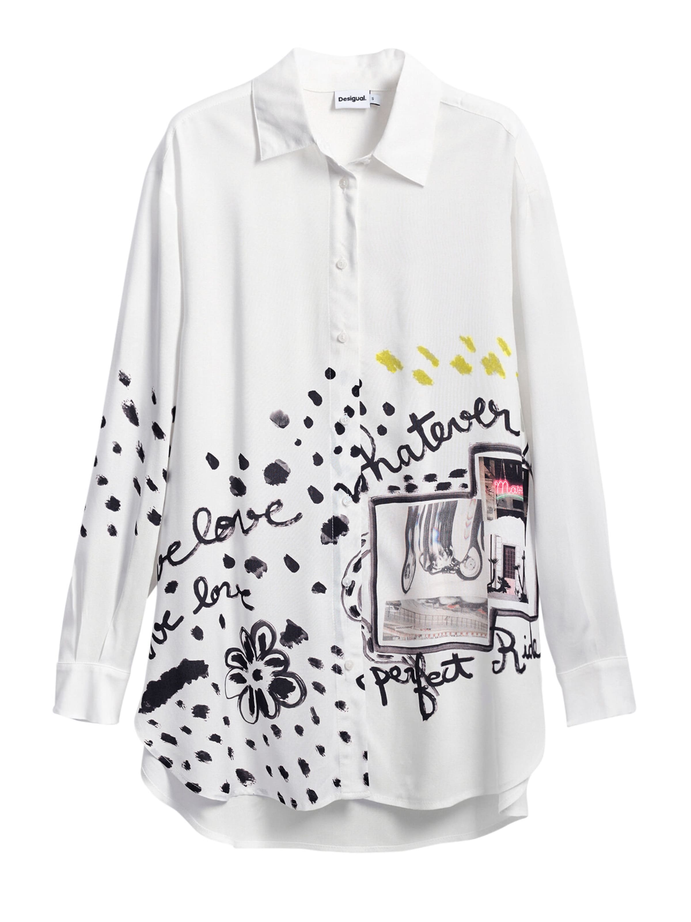 Desigual Tričko - Biela: predná strana