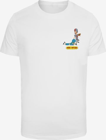 Merchcode T-Shirt 'Beavis and Butthead' in Weiß: predná strana