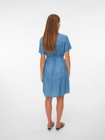 VERO MODA Blusekjole 'VMFLEUR' i blå