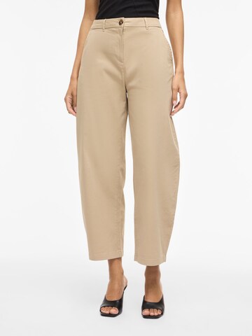 VILA Tønde Bukser 'VILova' i beige: forside