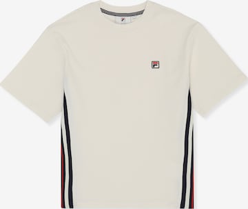 T-shirt 'SERRETTA loose heritage tape t-shirt' FILA en blanc : devant