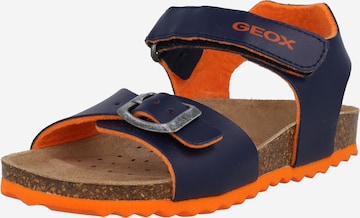 GEOX Otevřená obuv 'GHITA' – modrá: přední strana