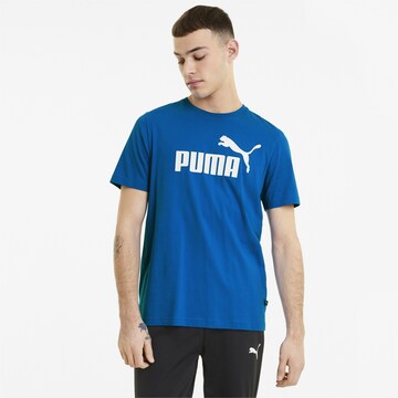 PUMA - Camiseta funcional 'Essential' en azul: frente