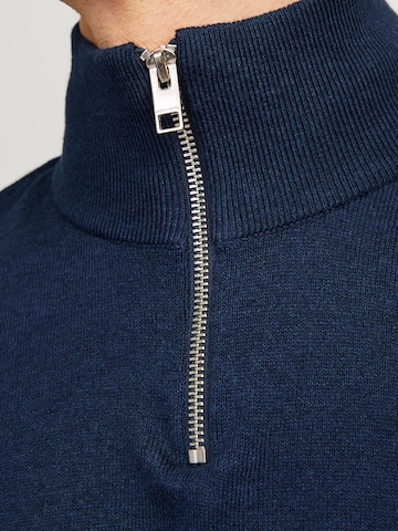 Pull-over 'JWHEMIL' JACK & JONES en bleu
