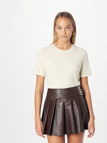 T-shirt 'Ria' PIECES en beige : devant