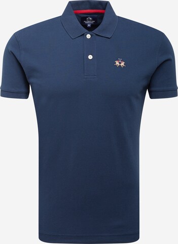 La Martina Shirt in Blauw: voorkant