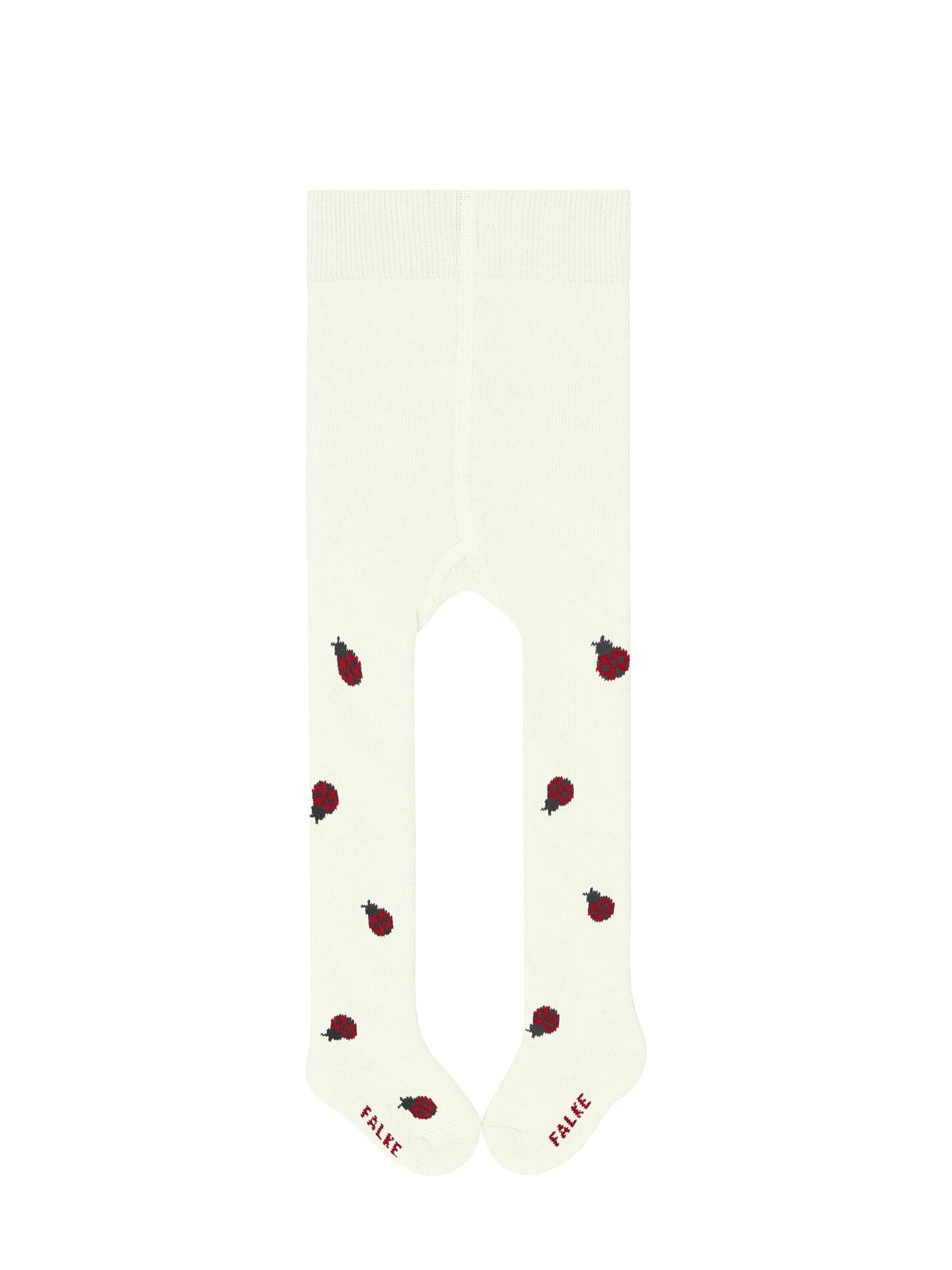 FALKE Strumpfhose 'Cute Ladybug'‌‌‌ in Weiß: Vorderseite