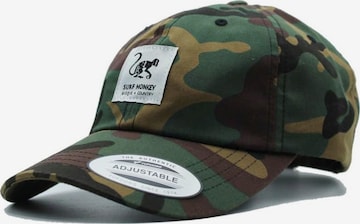 Surf Monkey - Boné desportivo em verde: frente