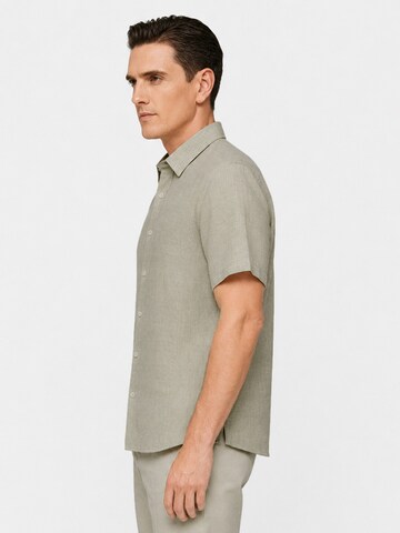 ALLTHEMEN Comfort Fit Hemd 'Leichtmut'‌‌ in Grün