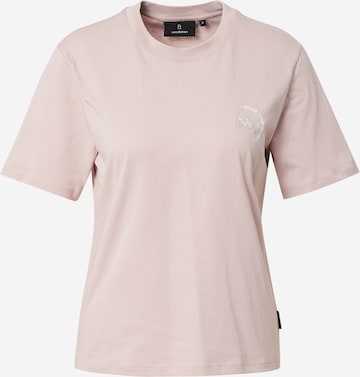 recolution T-Shirt 'ALOCASIA #MIND' in Pink: predná strana