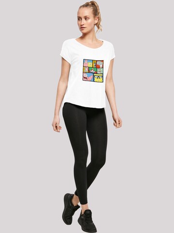 T-shirt 'Spongebob Schwammkopf' F4NT4STIC en blanc
