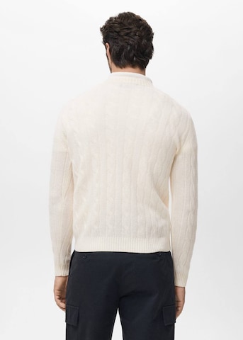 MANGO MAN Pullover 'Bimbo' in Beige