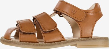Wheat Sandals & Slippers 'Addison' in Brown: front