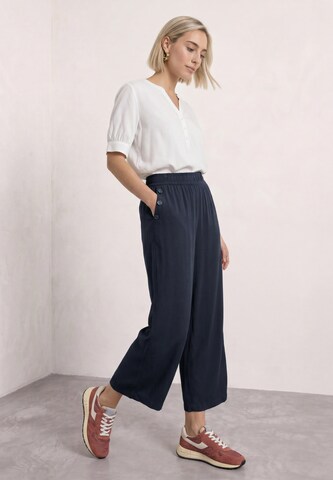STREET ONE Wide Leg Hose 'Emee' in Blau