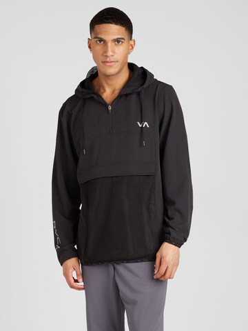 Veste de sport 'X OVER' RVCA en noir : devant