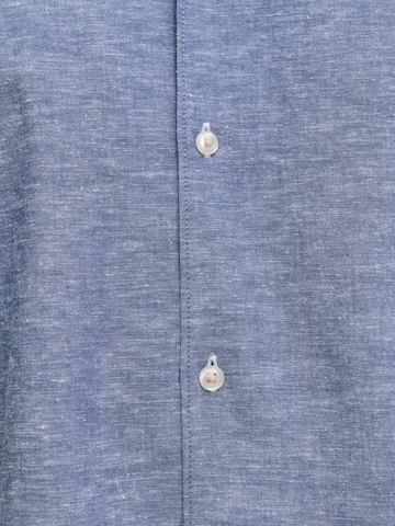 Coupe regular Chemise 'JREBMOSS SUNNY RESORT' JJ Rebel en bleu