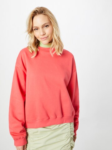 WEEKDAY Sweatshirt 'Essence Standard' in Orange: Vorderseite