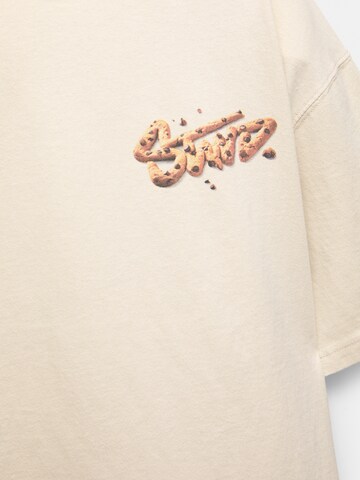 Maglietta 'STWD' di Pull&Bear in beige