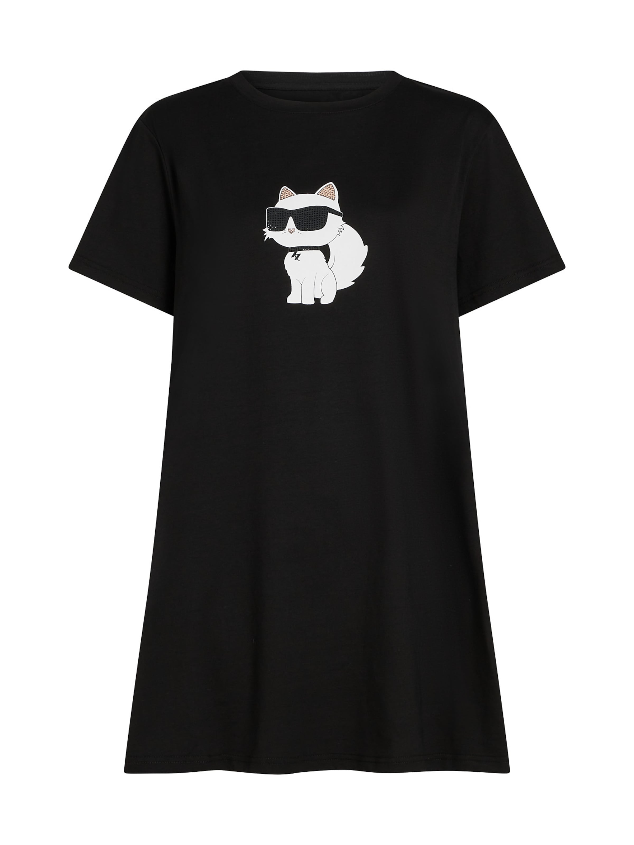 Karl Lagerfeld Soveskorte 'Ikon Rhinestone' i sort: forside