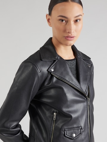 LEVI'S ® Between-season jacket 'Lelou Shrunken Moto' in Black
