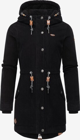 Parka d’hiver 'Canny' Ragwear en noir : devant