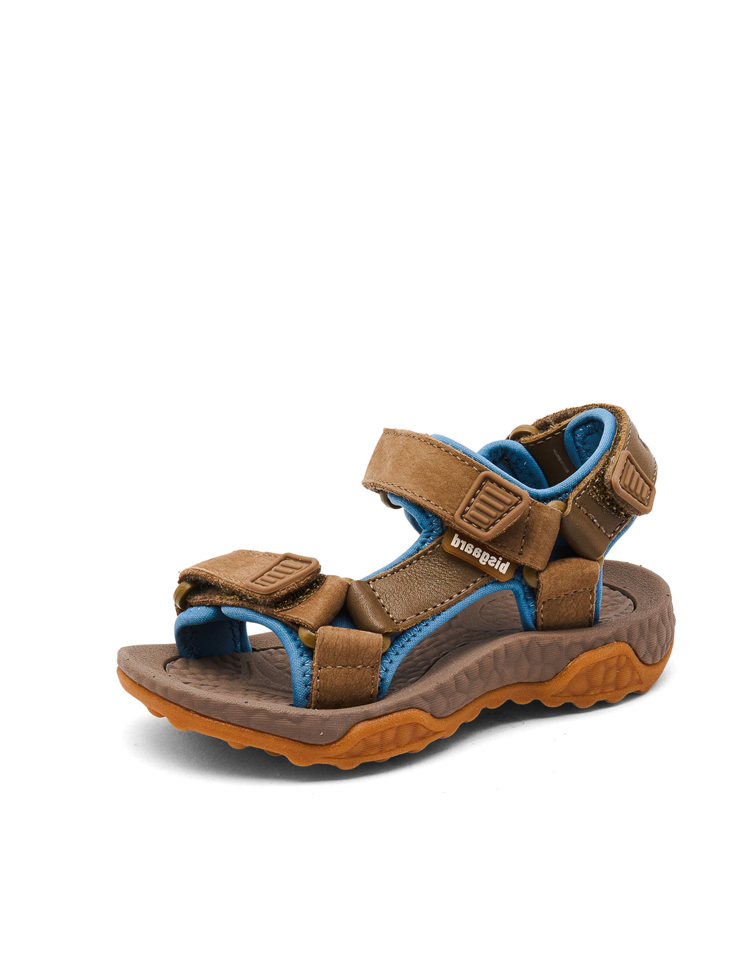 BISGAARD Buty otwarte 'Raden' w kolorze zielony: przód