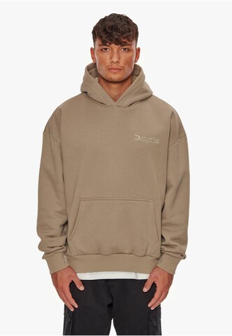 Dropsize Sweatshirt in Braun: predná strana