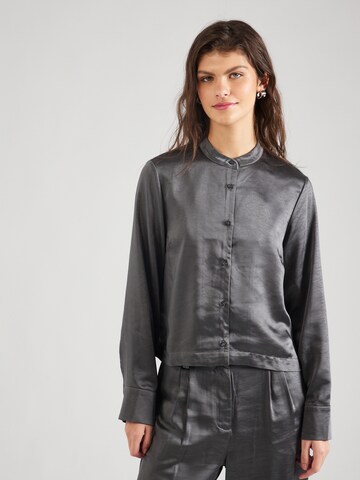 modström Blouse 'Hudson' in Grey: front