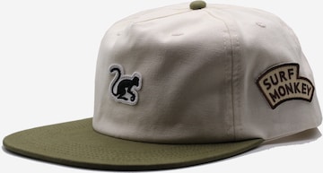 Surf Monkey Pet '5-Panel Cap Organic' in Beige: voorkant