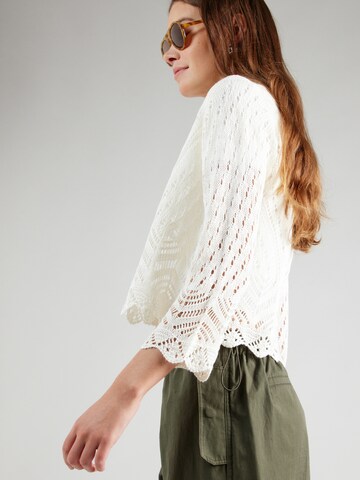 JDY Knit Cardigan 'Sun' in White