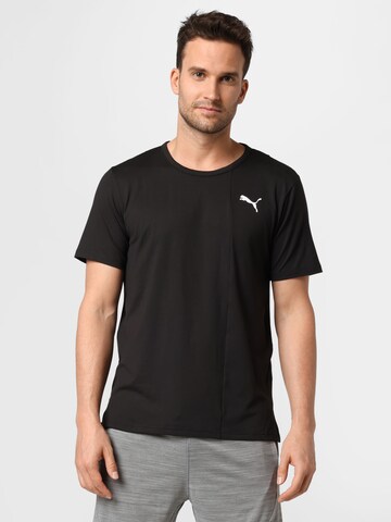 PUMA Performance Shirt in Black: front