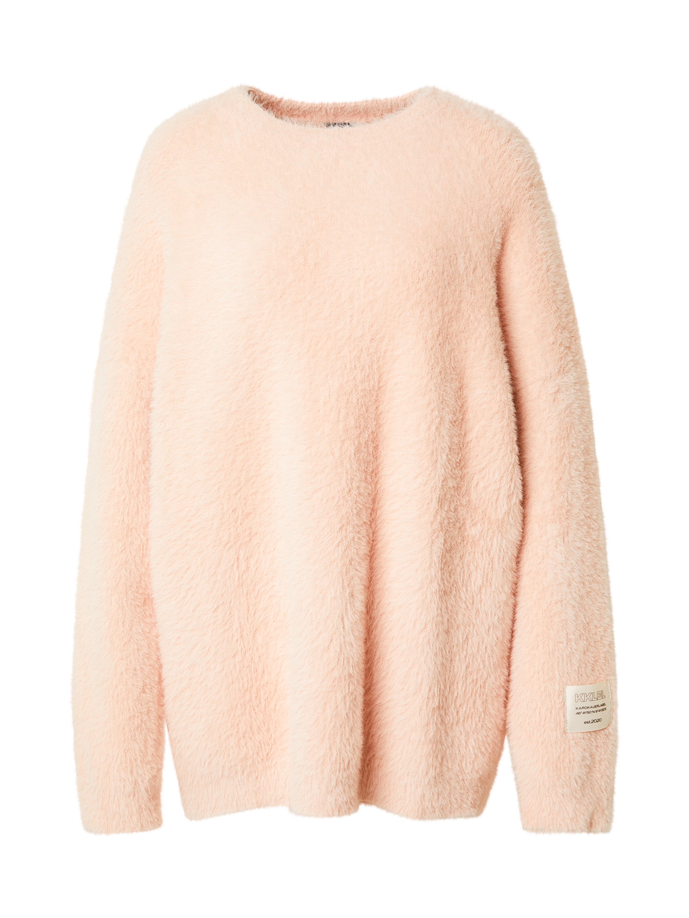 Karo Kauer Свитер 'Rose' в Ярко-розовый: спереди