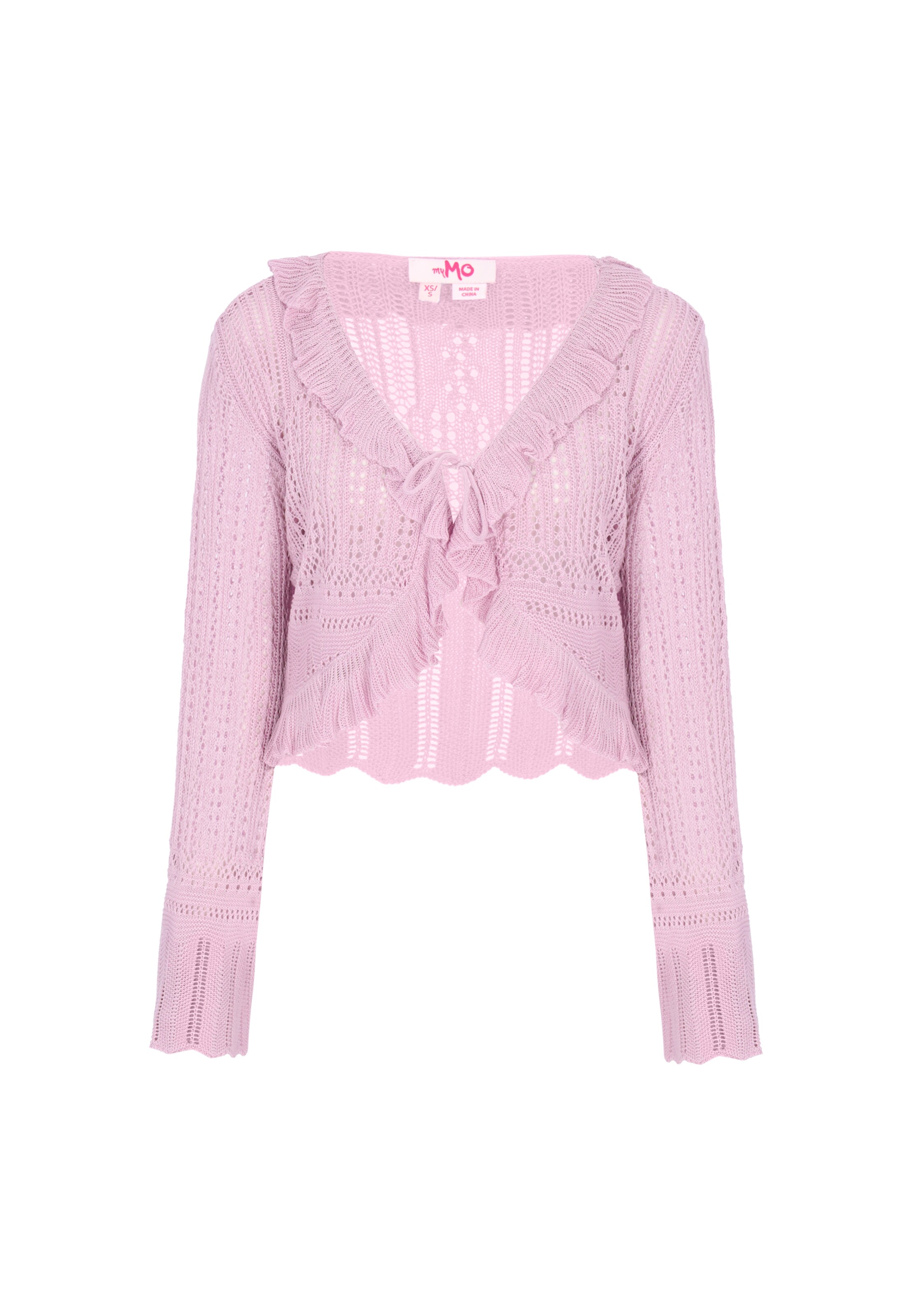 MYMO - Cárdigan 'Young Fashion' en lila: frente