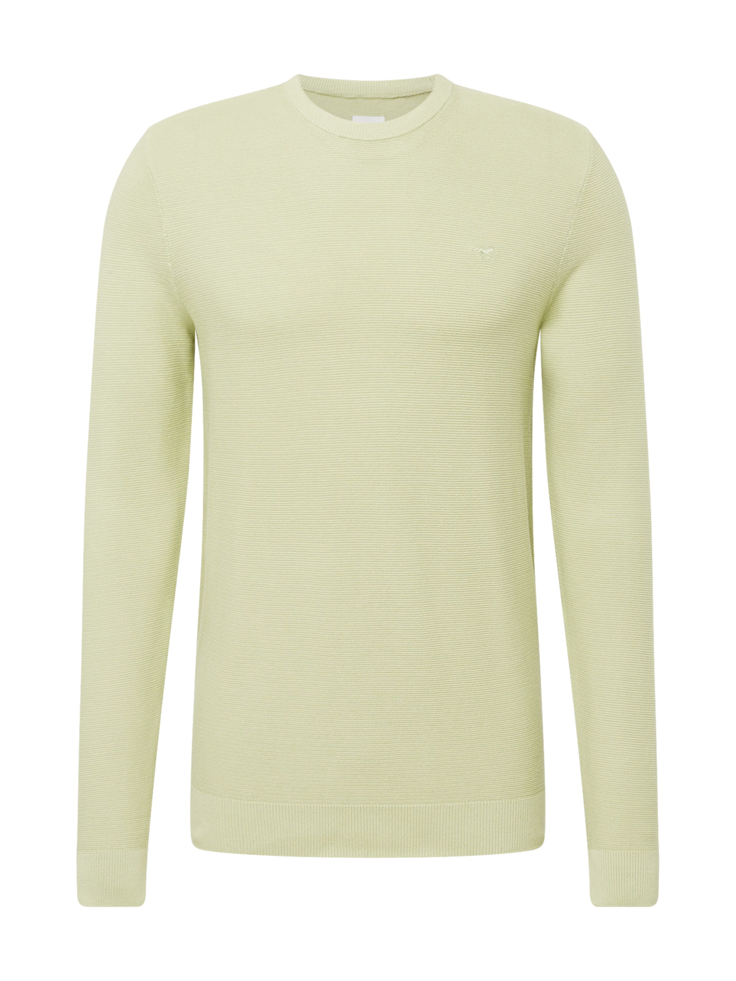 MUSTANG Pullover 'Elliot' in Grün: Vorderseite