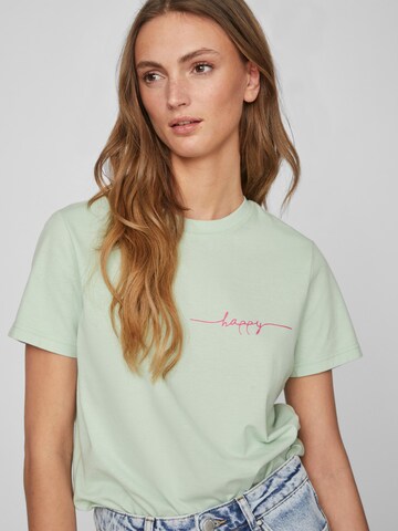 T-shirt 'Pure Love' VILA en vert