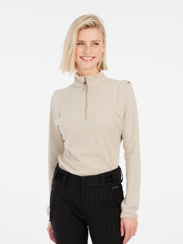 PROTEST Sportsweatshirt 'PRTIVORY' in Braun