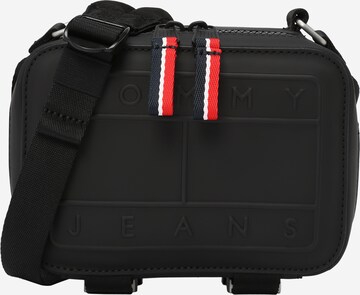 Tommy Jeans - Bolso de hombro 'Street Trek' en negro: frente